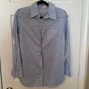 Forever 21 Shirt Size S Color Blue White